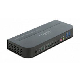 DeLOCK 11481 switch per keyboard-video-mouse (kvm) Nero (11481)