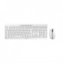 CHERRY Stream Desktop Recharge tastiera RF Wireless AZERTY Belga Grigio (JD-8560BE-0)