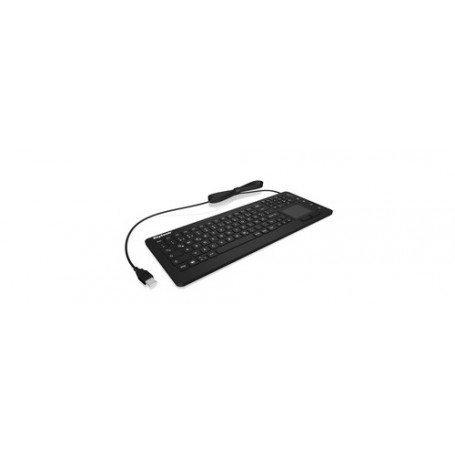 KeySonic KSK-6231INEL tastiera USB QWERTZ Tedesco Nero (KSK-6231 INEL)