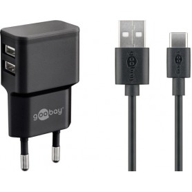 Goobay 44986 Caricabatterie per dispositivi mobili Nero Interno (44986)