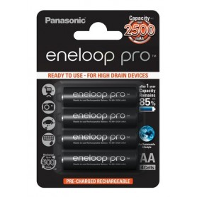 Panasonic eneloop pro Batteria ricaricabile Stilo AA (BK-3HCDE/4BE)