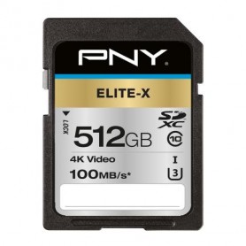 PNY Elite-X memoria flash 512 GB SDXC UHS-I Classe 10 (P-SD512U3100EX-GE)