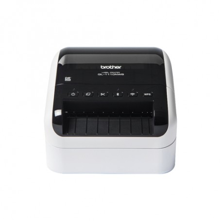 Brother QL-1110NWB stampante per etichette (CD) Termica diretta 300 x 300 DPI Con cavo e senza cavo DK (QL1110NWBUA1)
