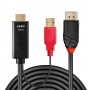 Lindy 41424 cavo e adattatore video 0,5 m DisplayPort HDMI + USB Nero (LINDY41424)