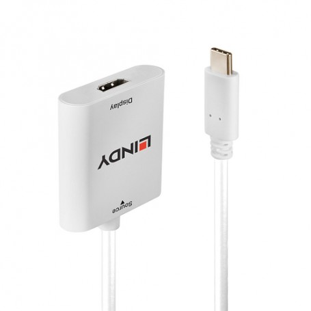 Lindy 43276 adattatore grafico USB 3840 x 2160 Pixel Bianco (LINDY43276)