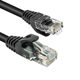 Vultech TAAU200-UTP-BK cavo di rete Nero 20 m Cat6 U/UTP (UTP) (TAAU200-UTP-BK)