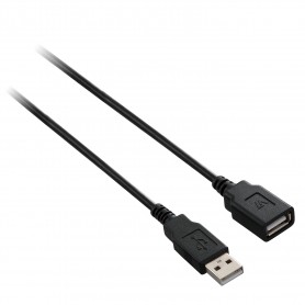 V7 Cavo USB nero da USB 2.0 A maschio a USB 2.0 A maschio 5m 16.4ft (V7E2USB2EXT-05M)
