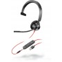 POLY 3315 Auricolare Cablato A Padiglione Musica e Chiamate USB tipo A Nero (213936-01)