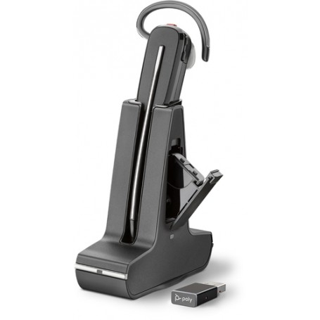 POLY Savi 8245 UC Auricolare Con cavo e senza cavo A clip Ufficio USB tipo-C Bluetooth Nero (211207-02)