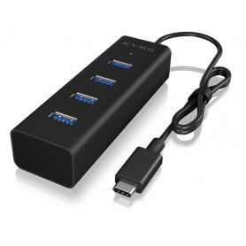ICY BOX IB-HUB1409-C3 USB 3.2 Gen 1 (3.1 Gen 1) Type-C 5000 Mbit/s Nero (60256)