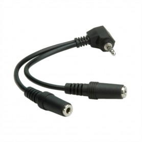 ROLINE 11.09.4441 cavo audio 0,15 m 3.5mm 2 x 3.5mm Nero (RO11.09.4441)