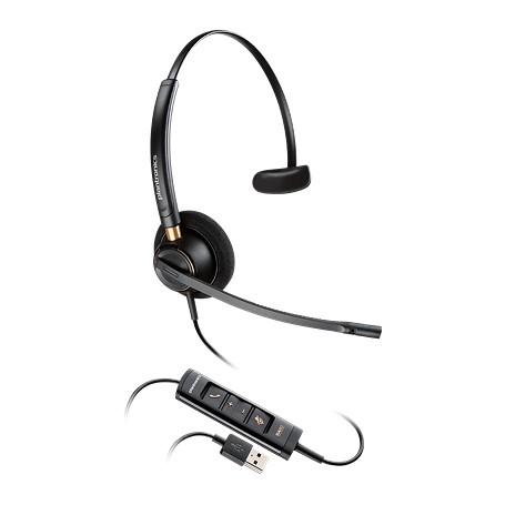 POLY EncorePro 515 M Auricolare Cablato A Padiglione Ufficio Nero (218272-01)
