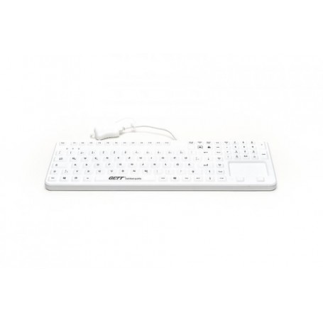 GETT CleanType Prime Touch+ tastiera USB Tedesco Bianco (KG26236)