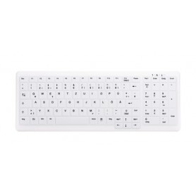 CHERRY AK-C7000 tastiera Wireless a RF + USB QWERTZ Tedesco Bianco (AK-C7000F-FUS-W/GE)