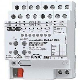 JUNG 2504 REGHE attuatore elettrico Bianco (2504REGHE)