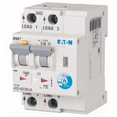 Eaton AFDD-16/2/C/003-LI/A interruttore elettrico 2P Grigio (187211)
